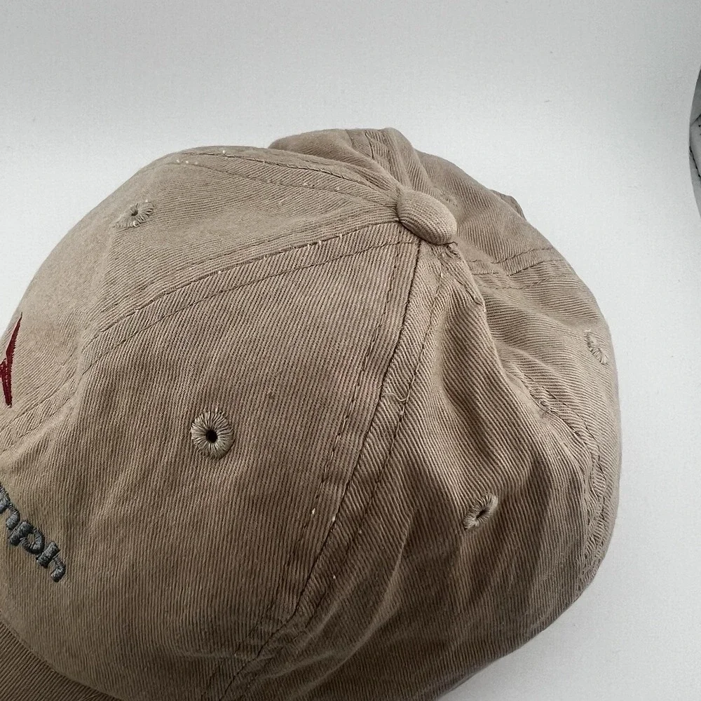 Triumph Motorcycles Aircraft Window Experts Tan Adjustable Strapback Hat